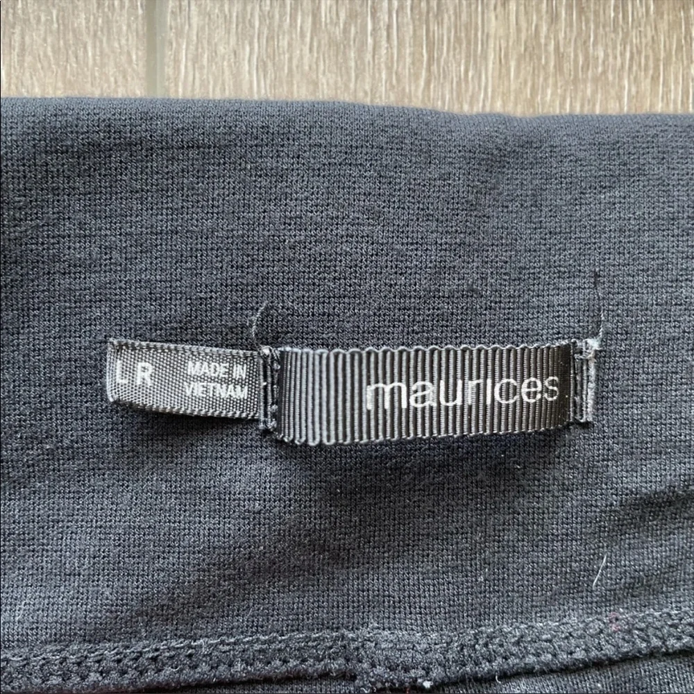 Maurices Casual Black Pants Size Large